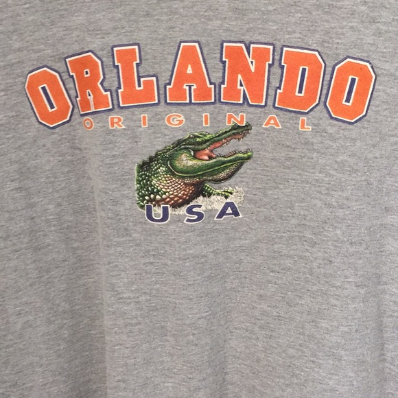 Orlando Original Alligator tank top  Men’s L Grey - Picture 2 of 6
